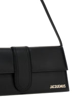 Le Bambino Long Black Cowhide Shoulder Bag