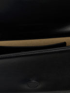 Le Bambino Long Black Cowhide Shoulder Bag