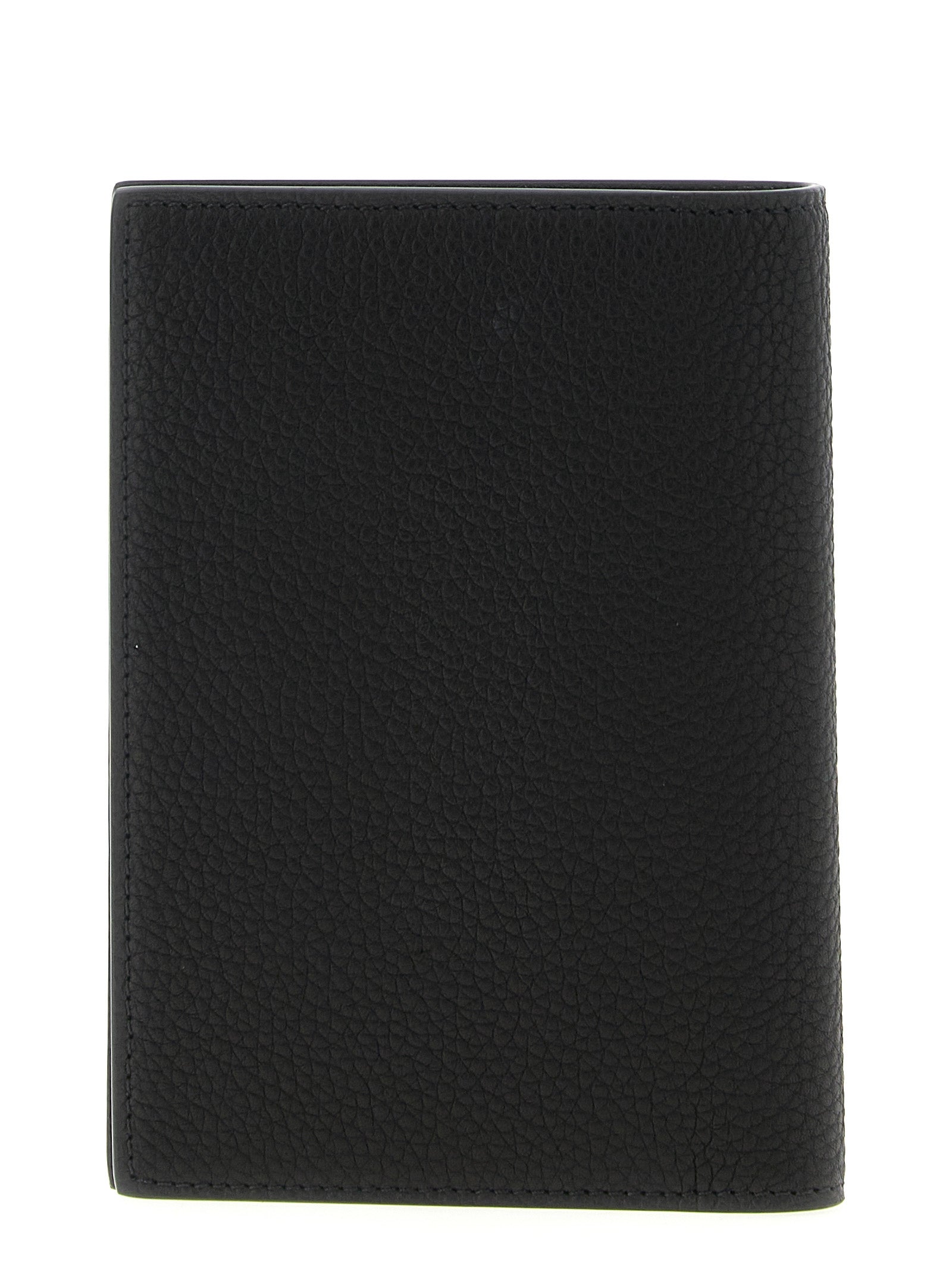 Calfskin Hammered Leather Passport Holder