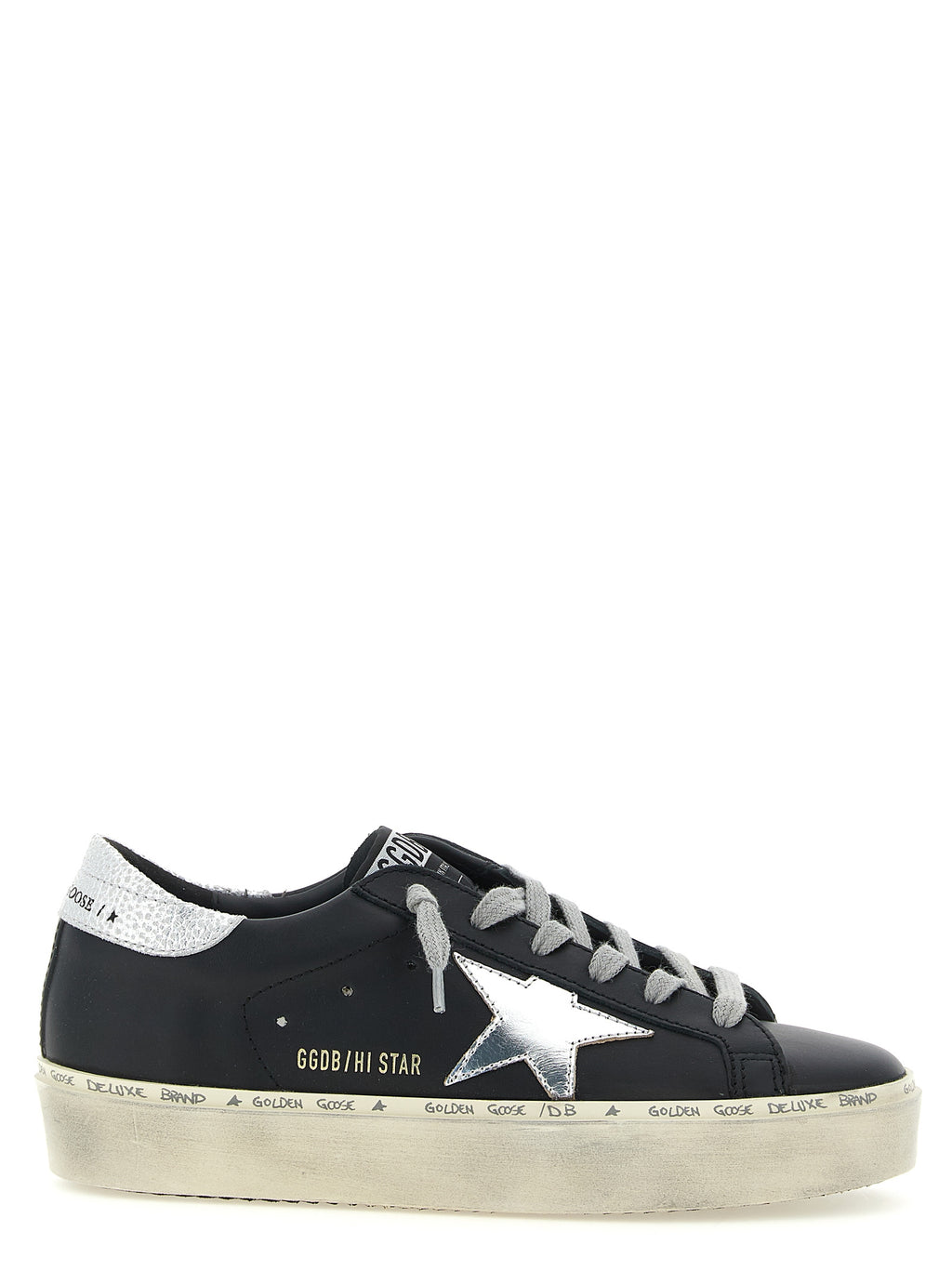 Oversized Cowhide Hi Star Sneakers