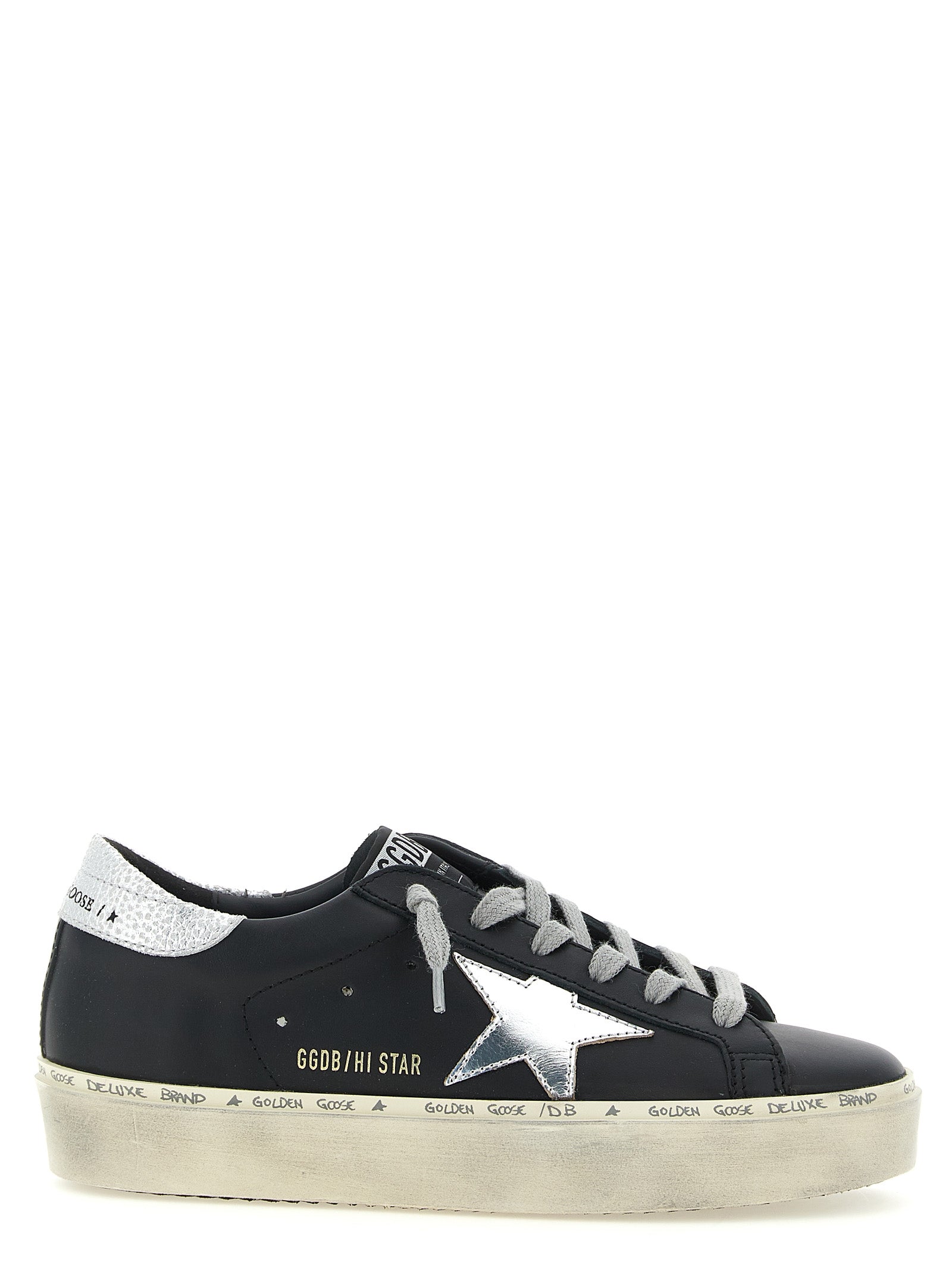 Oversized Cowhide Hi Star Sneakers