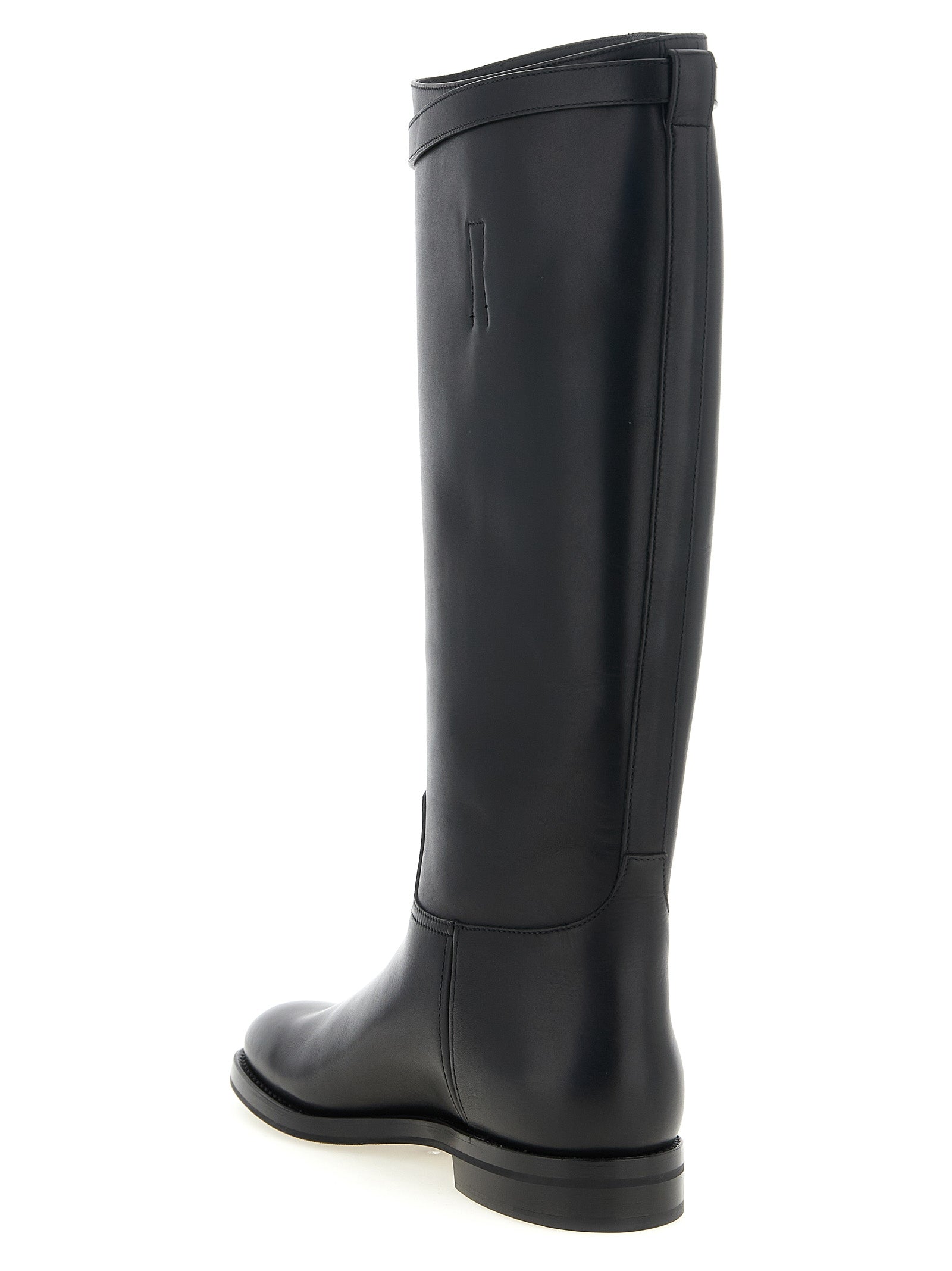 Calfskin Michelle G Over-the-Knee Boots