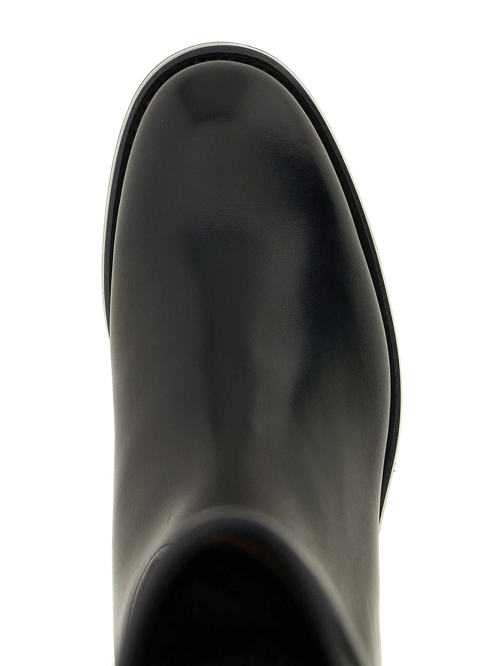 Calfskin Michelle G Over-the-Knee Boots