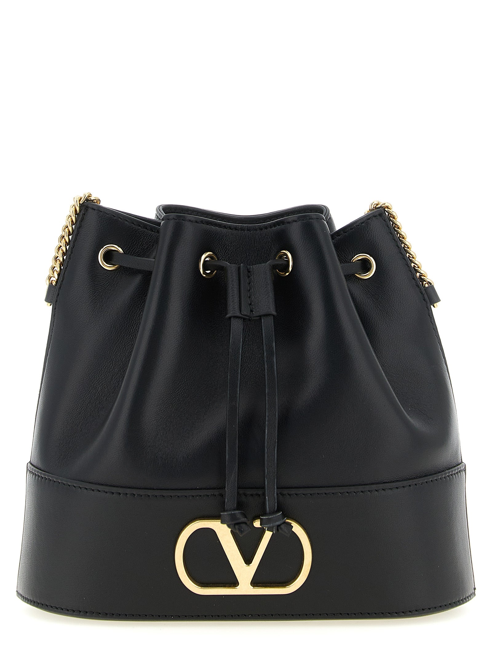 Lamb Leather Nappa Bucket Bag