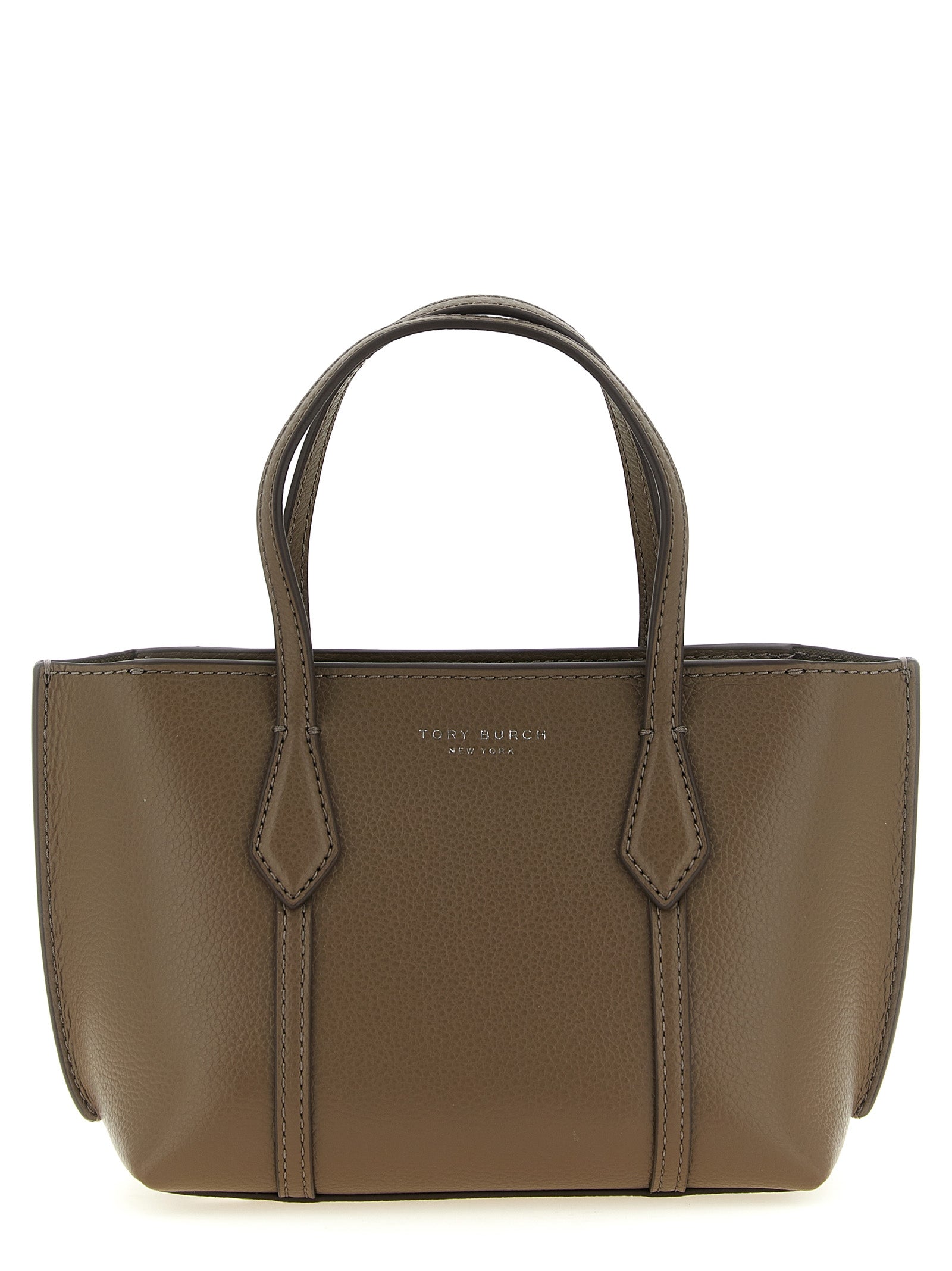 Perry Mini Hammered Leather Shopping Bag