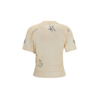 Beige Cotton T-Shirt