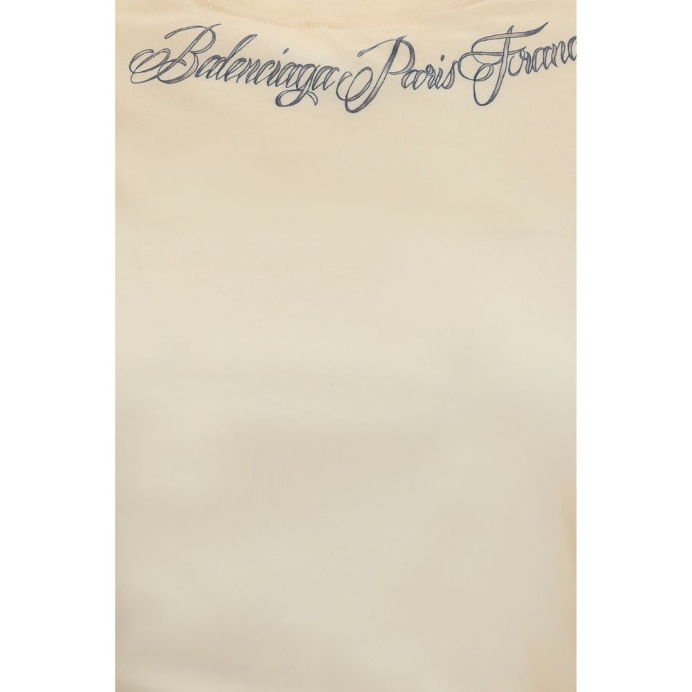Beige Cotton T-Shirt