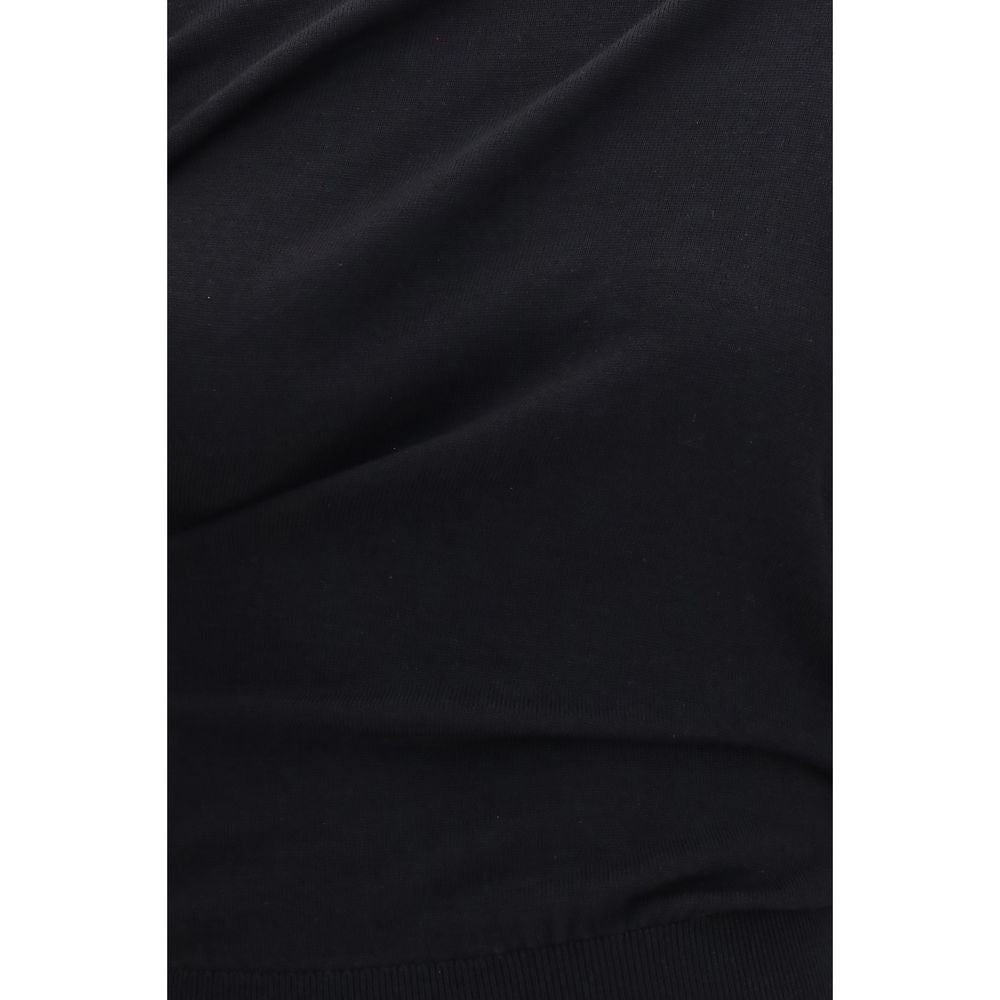 Merino Wool Silk Asymmetric Sweater