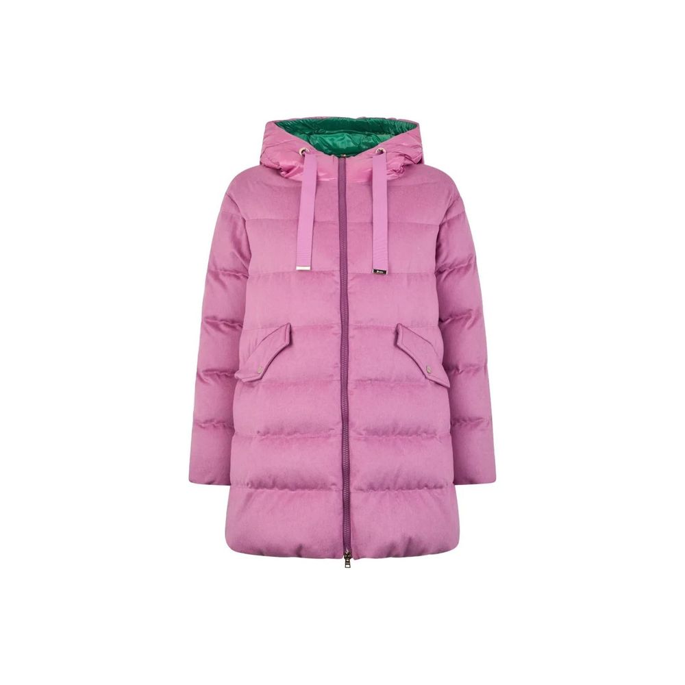 Multicolor Cashmere Silk Full-Length Jacket
