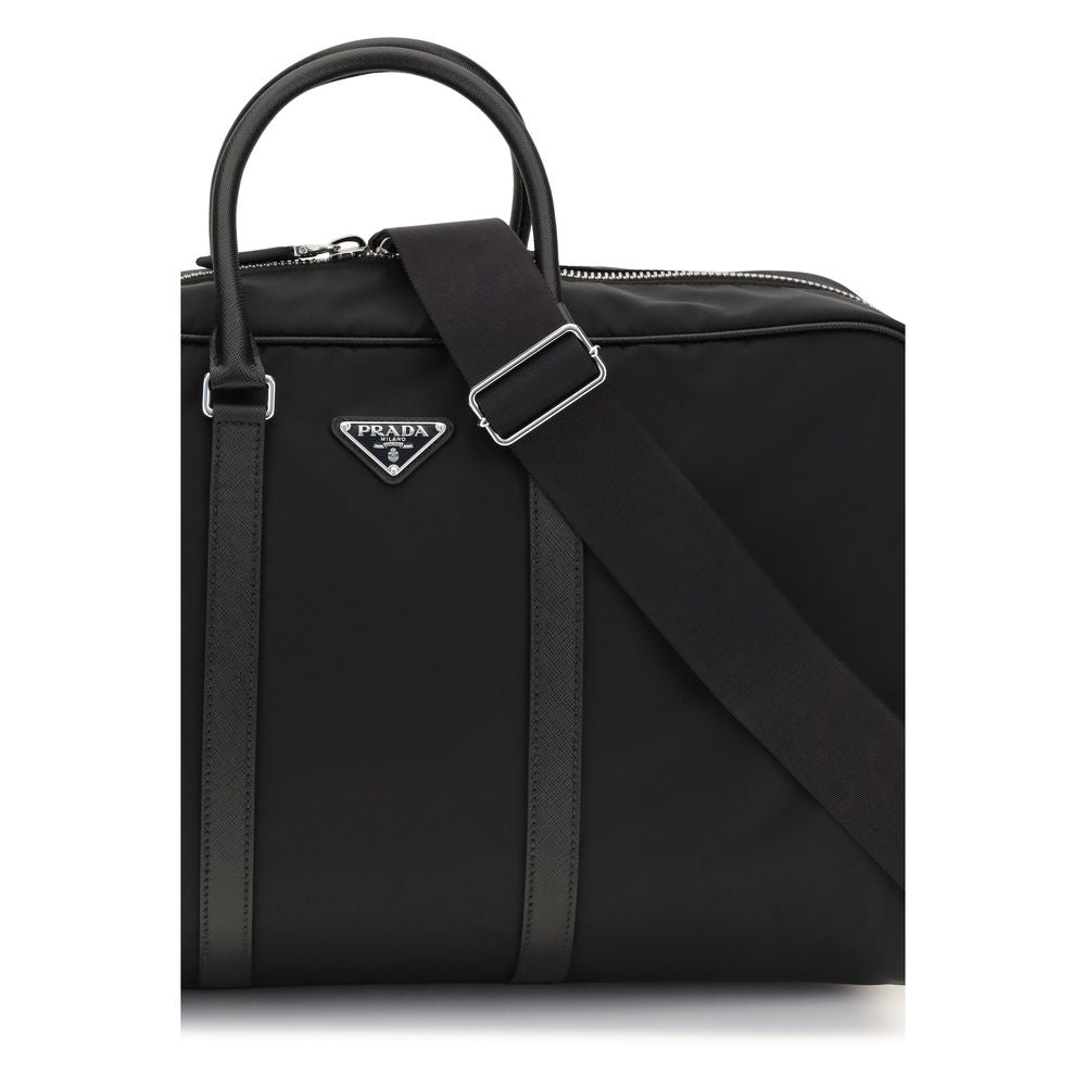 Re‑Nylon Saffiano Travel Bag