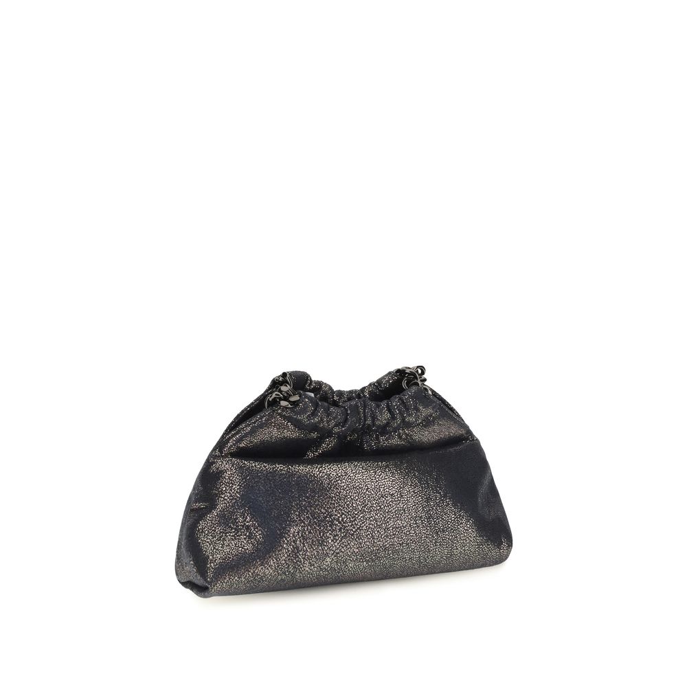 Mini Falabella Shoulder Bag in Matte Shaggy Deer Vegan Fabric