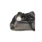 Mini Falabella Shoulder Bag in Matte Shaggy Deer Vegan Fabric