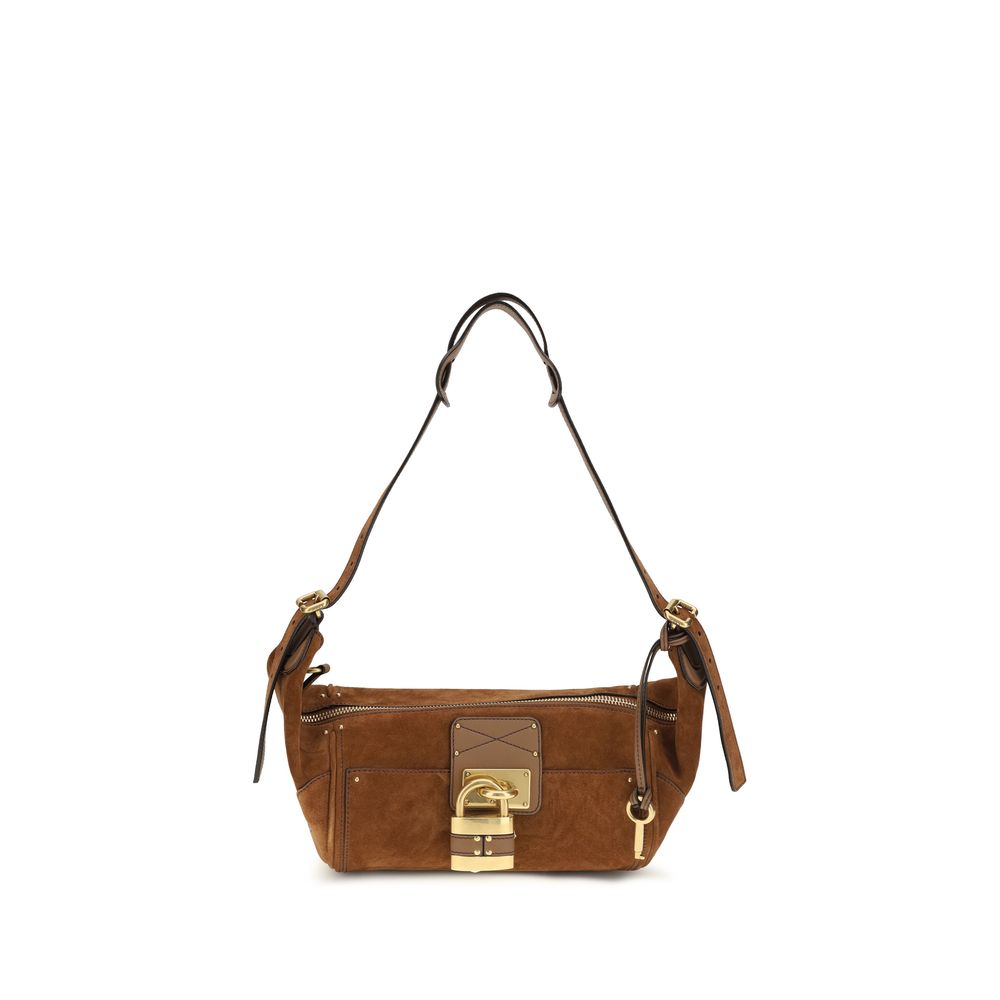 Brown Calf Leather Paddington Shoulder Bag