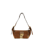 Brown Calf Leather Paddington Shoulder Bag