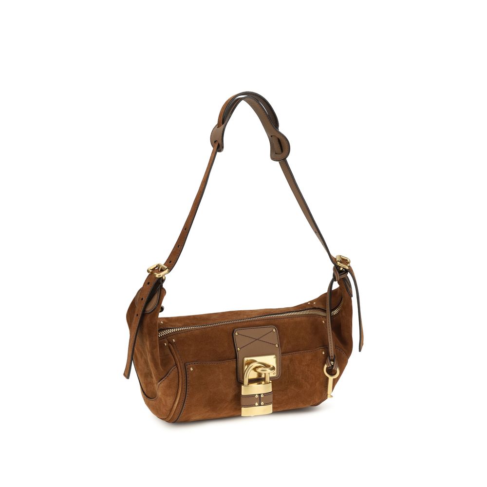 Brown Calf Leather Paddington Shoulder Bag