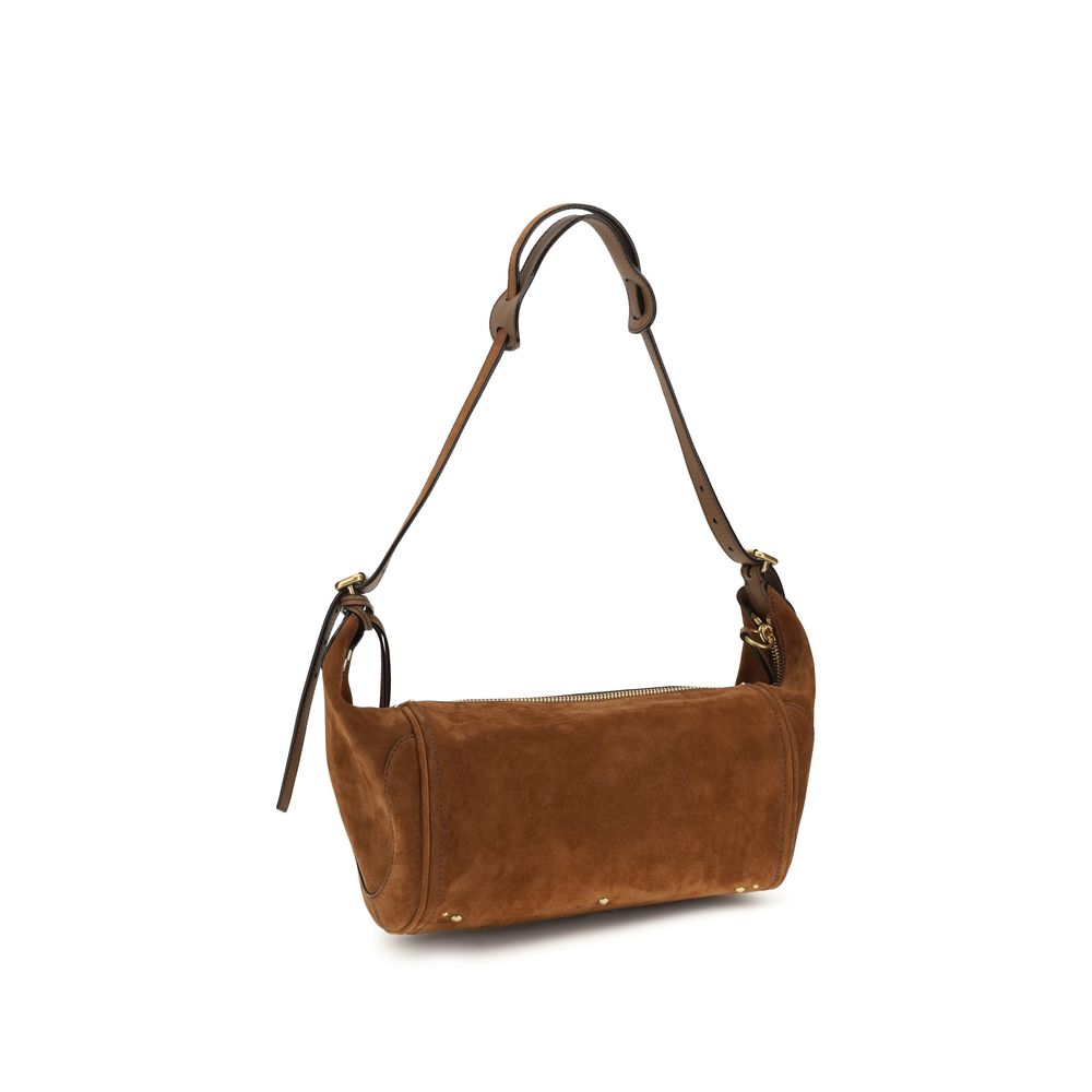 Brown Calf Leather Paddington Shoulder Bag