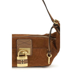 Brown Calf Leather Paddington Shoulder Bag