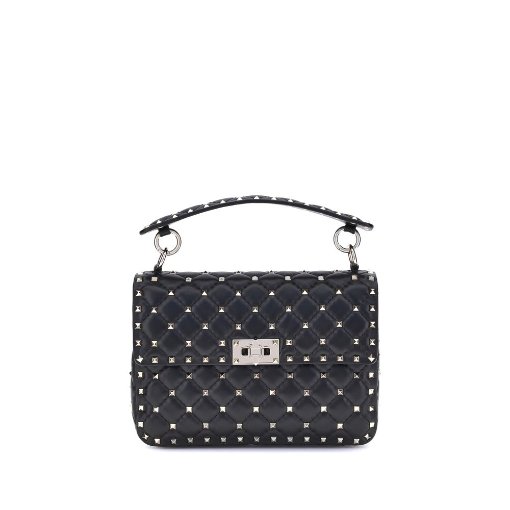 Quilted Nappa Leather Rockstud Spike Handbag