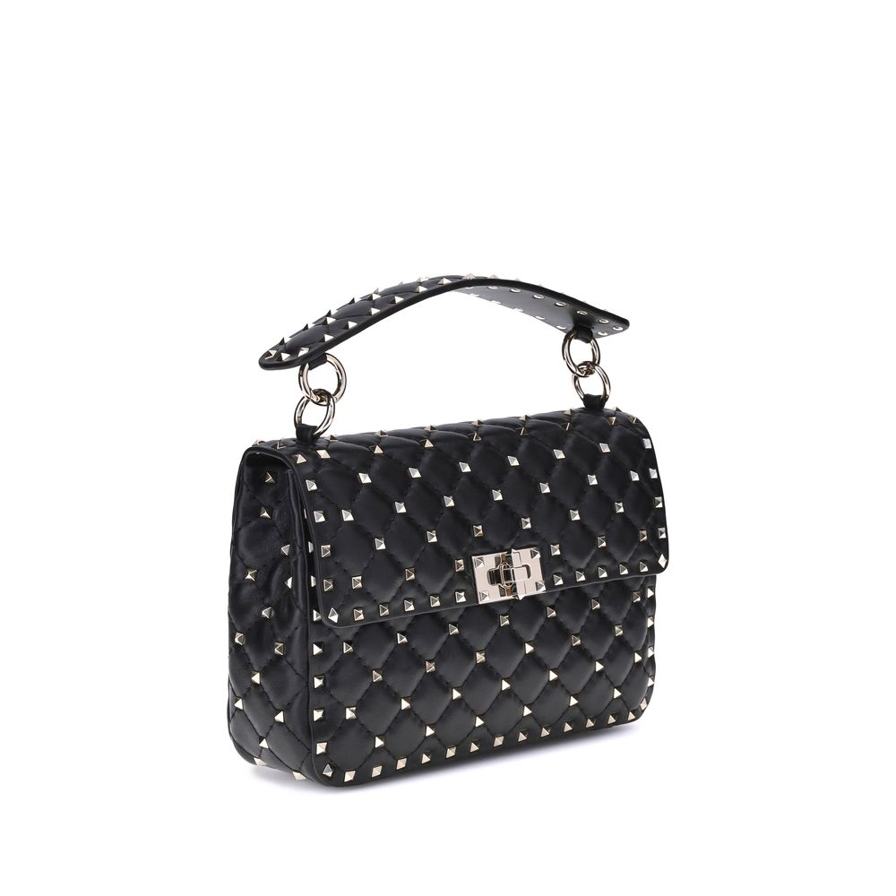 Quilted Nappa Leather Rockstud Spike Handbag