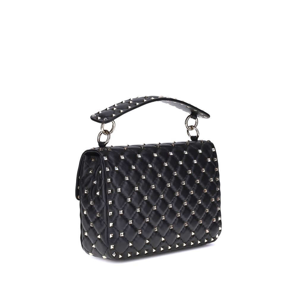 Quilted Nappa Leather Rockstud Spike Handbag