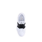Calfskin Open Rockstud Low-Top Sneakers