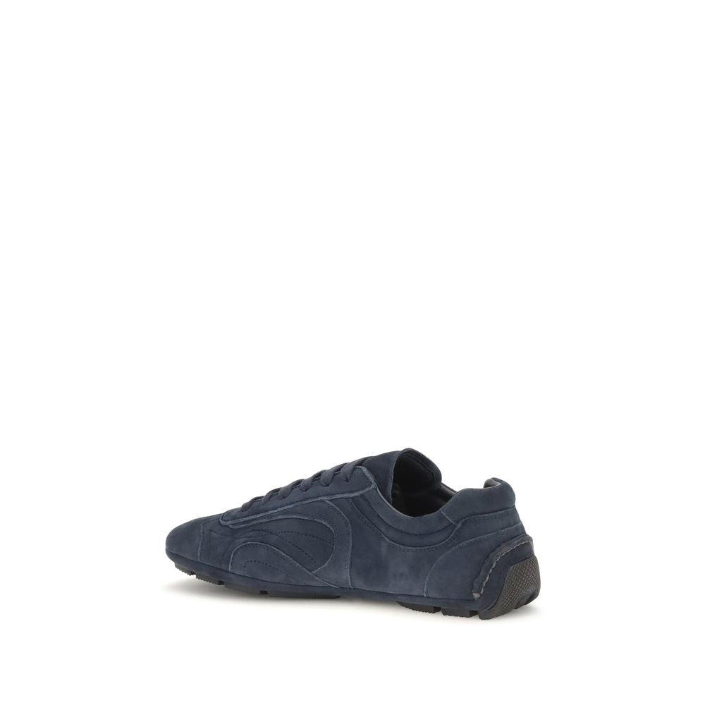 Blue Calf Leather Monte Carlo Re-Edition Sneakers