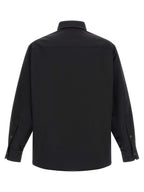 Black Polyester Overshirt