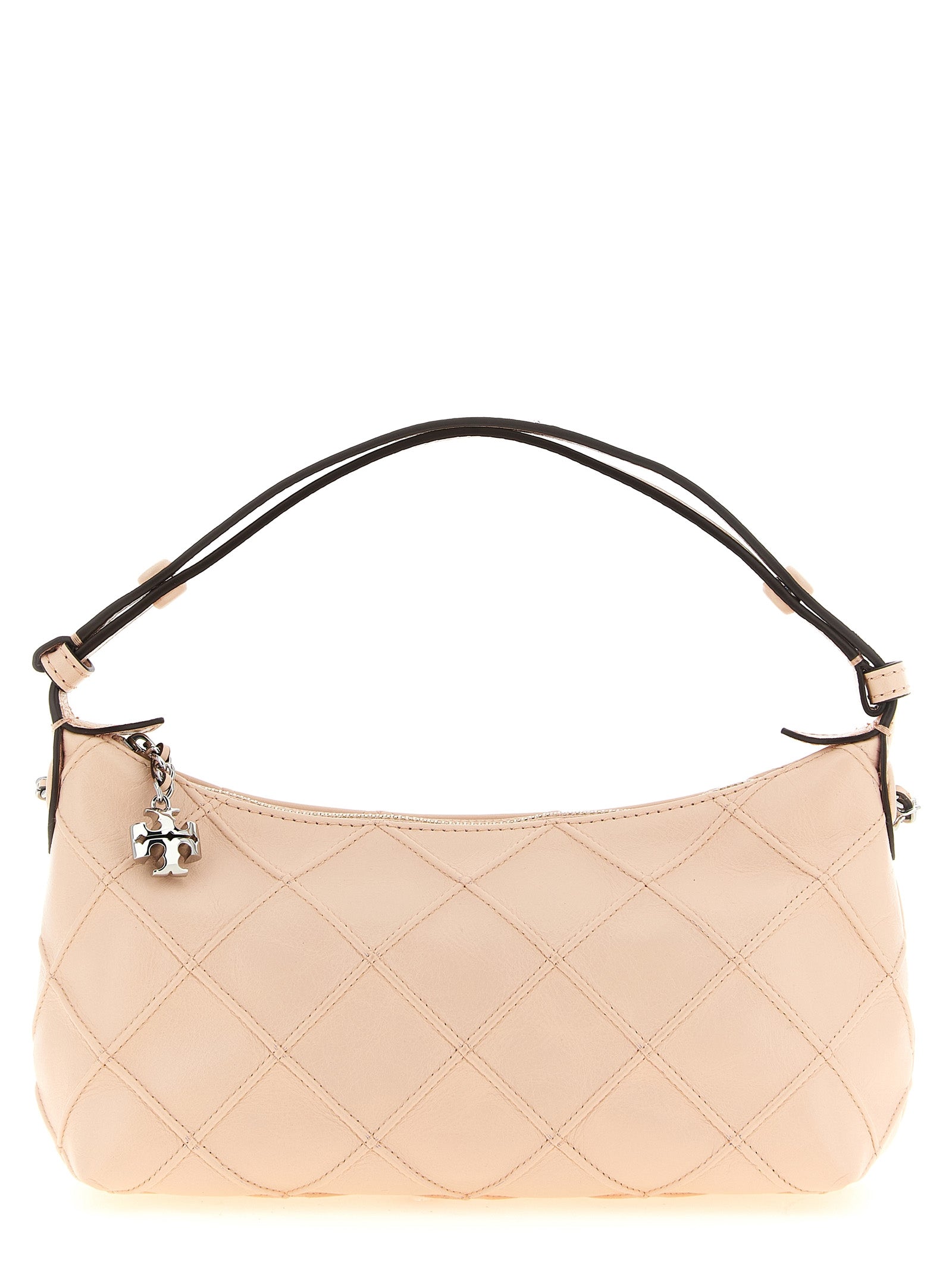 Fleming Powder Pink Nappa Leather Clutch