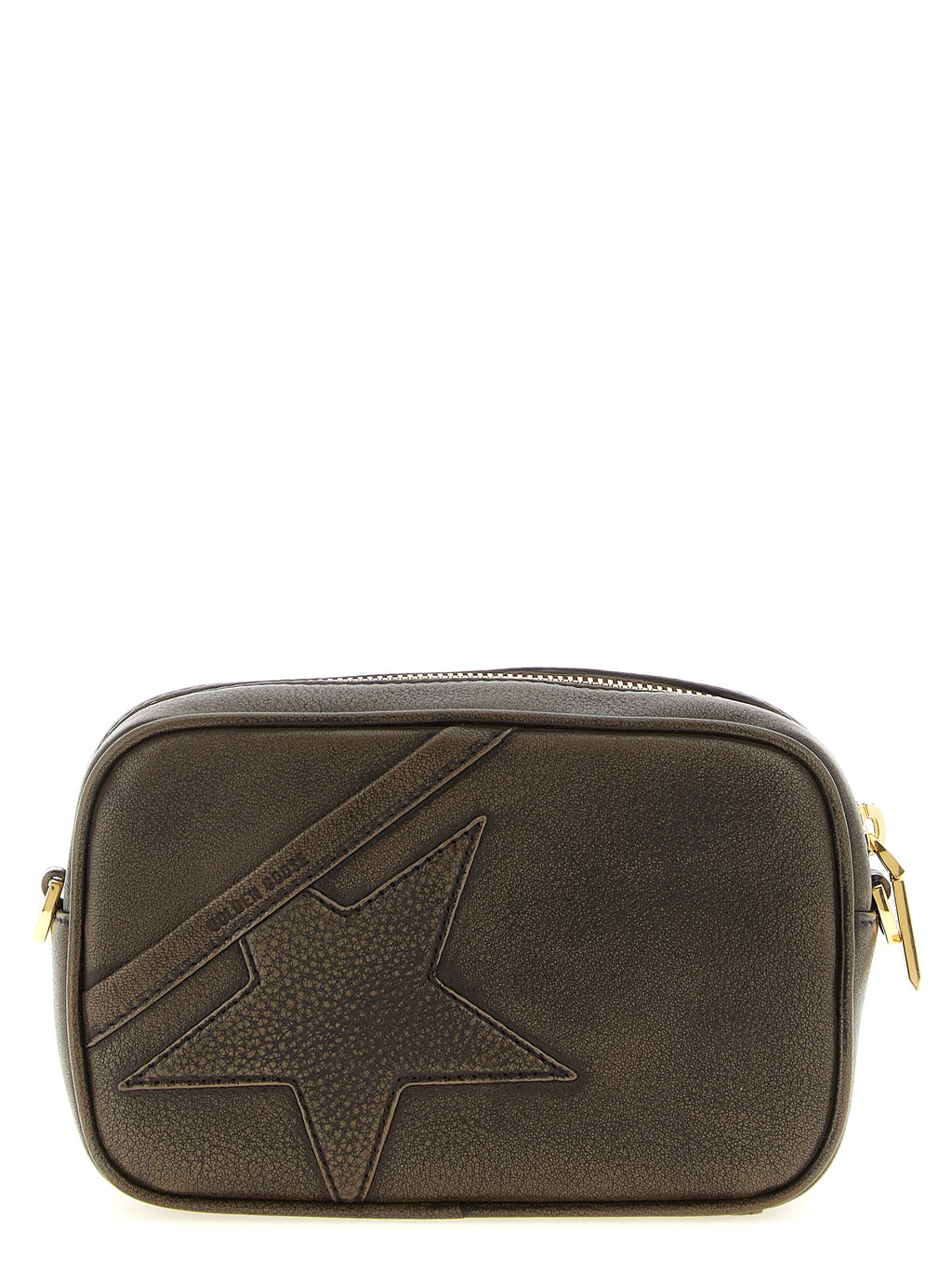 Distressed Cowhide Mini Star Clutch