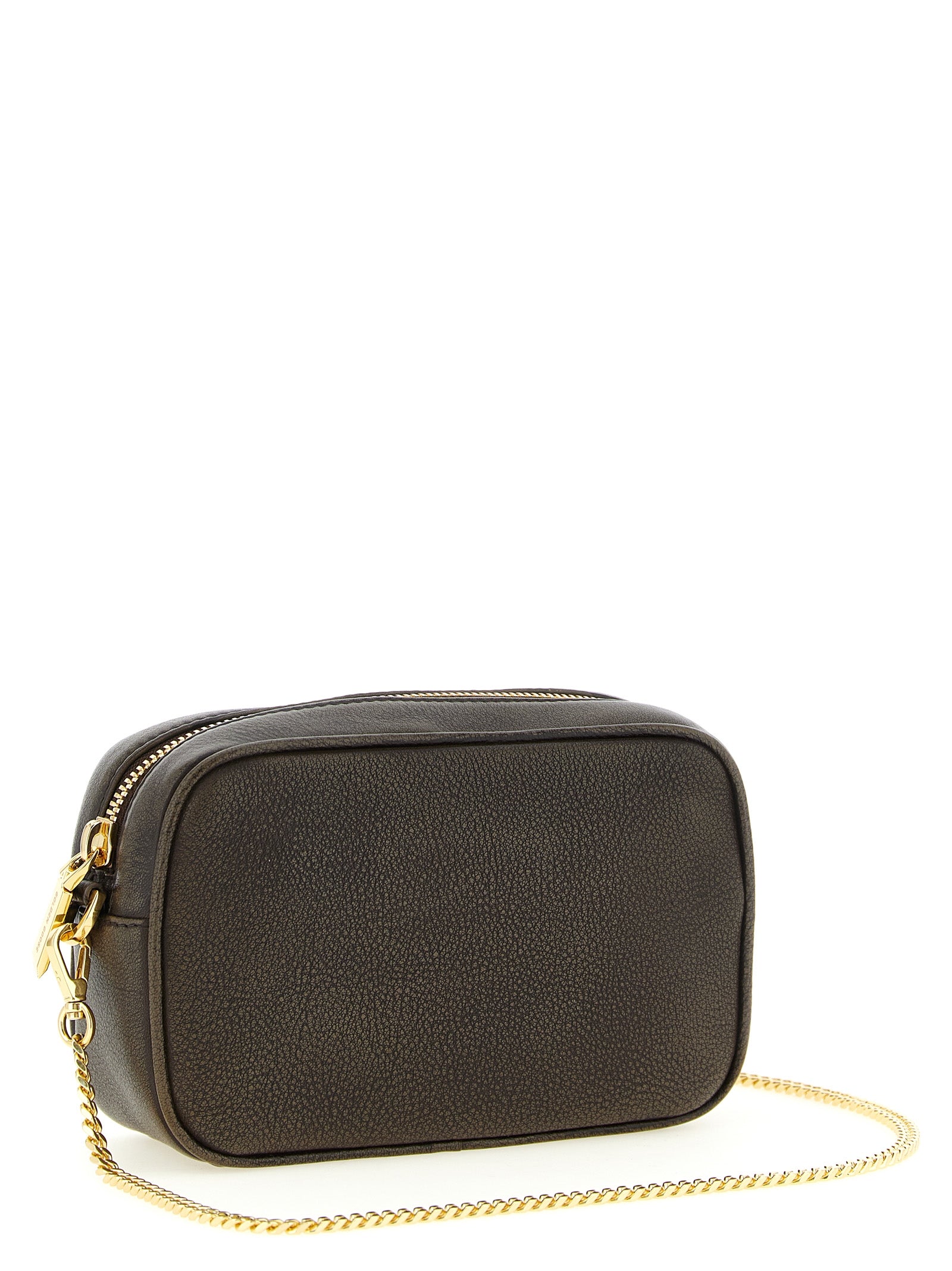 Distressed Cowhide Mini Star Clutch