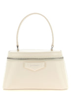 Antigona White Leather Box-Shaped Handbag