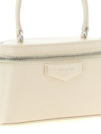 Antigona White Leather Box-Shaped Handbag
