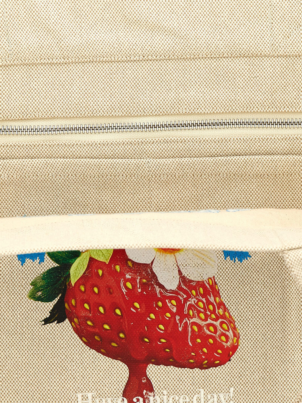 Medium Strawberry Recycled Cotton Tote