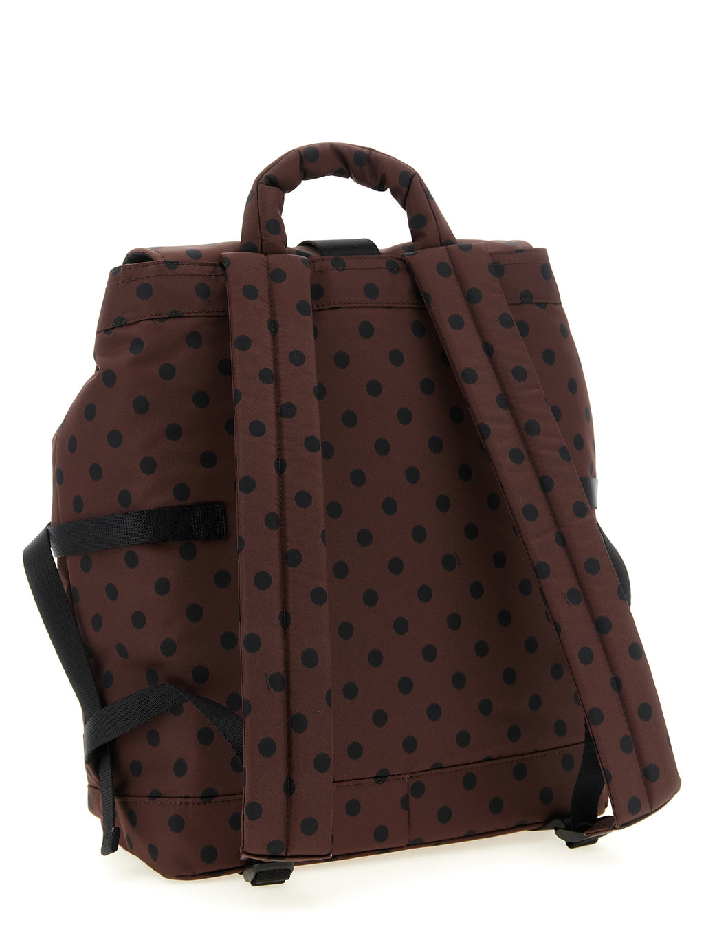 Re-Tech Brown Recycled Polyamide Backpack