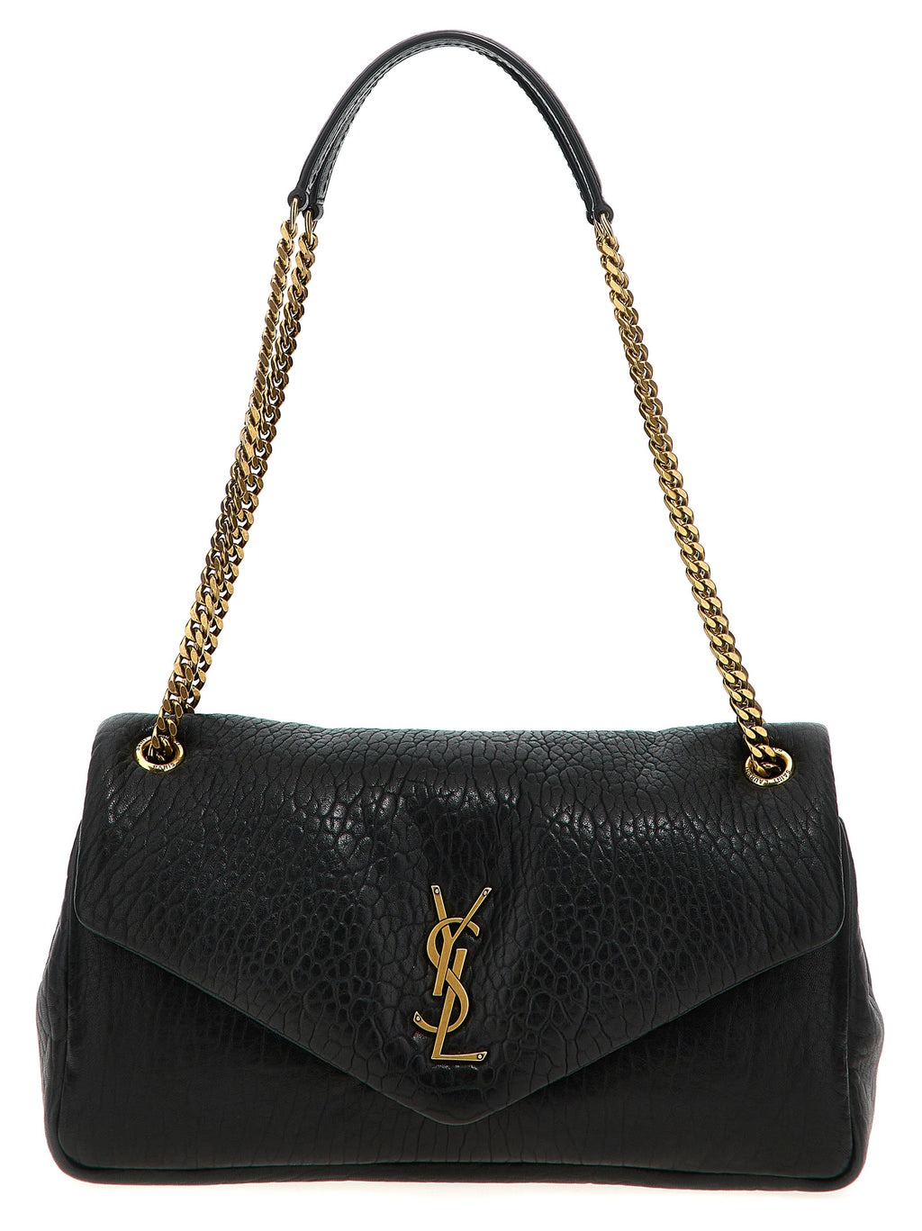 Hammered Leather Calypso Shoulder Bag