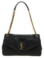 Hammered Leather Calypso Shoulder Bag