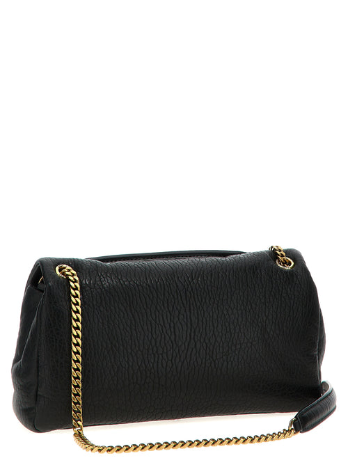 Hammered Leather Calypso Shoulder Bag