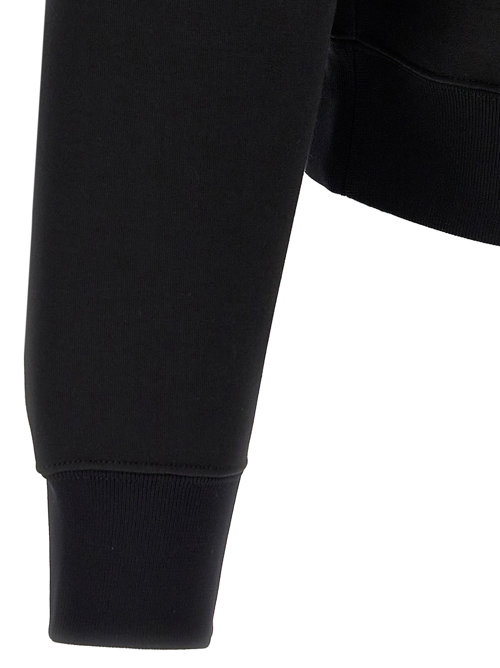 Julian Black Cotton & Polyester Sweatshirt