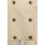 Double-Breasted Belted Cotton Jacket