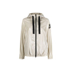Beige Polyamide Shell Jacket
