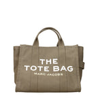 Green Fabric Medium Handbag