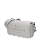 Mini White Leather Crossbody Bag