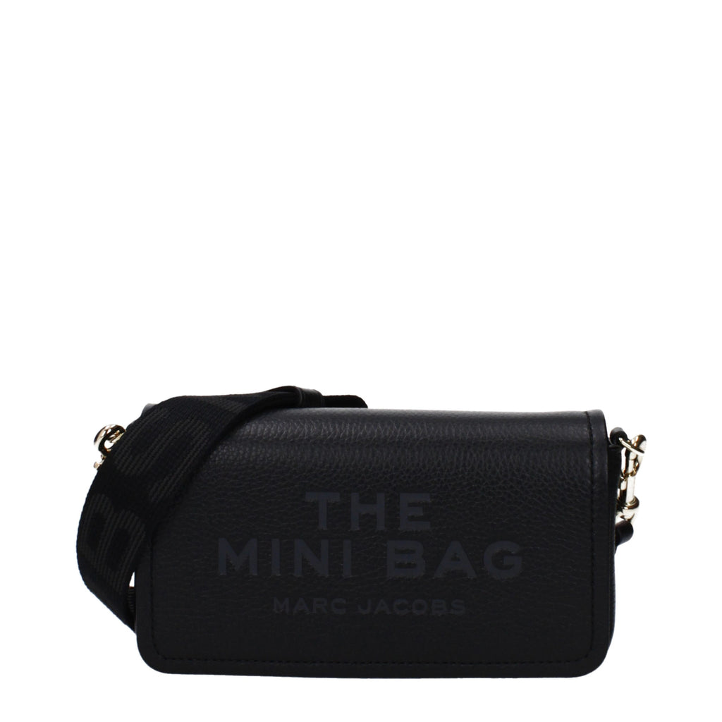 Mini Crossbody Bag in Black Leather