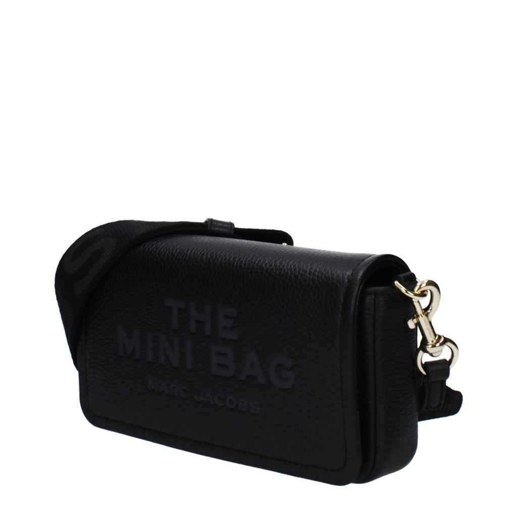 Mini Crossbody Bag in Black Leather