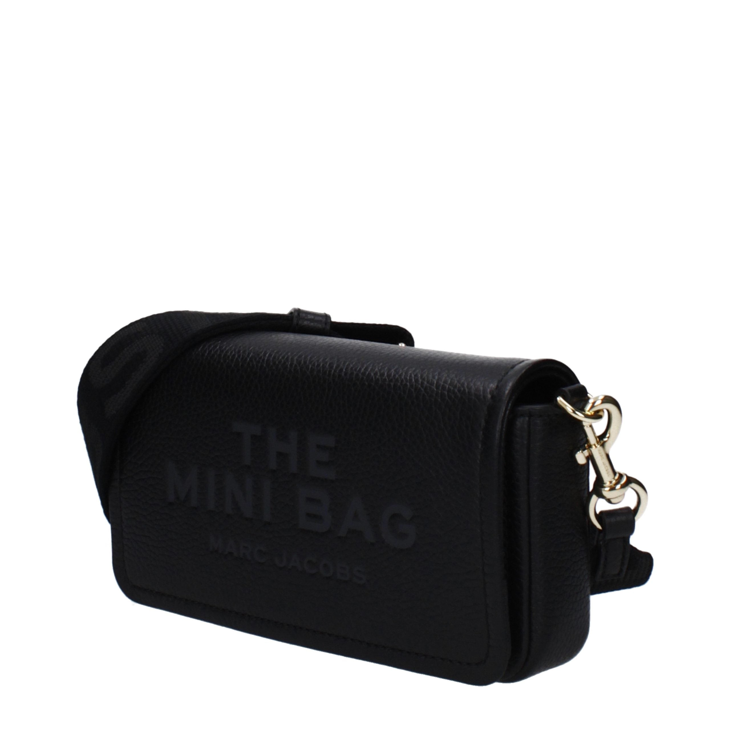 Mini Crossbody Bag in Black Leather
