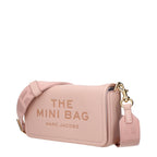 Pink Leather Crossbody Bag