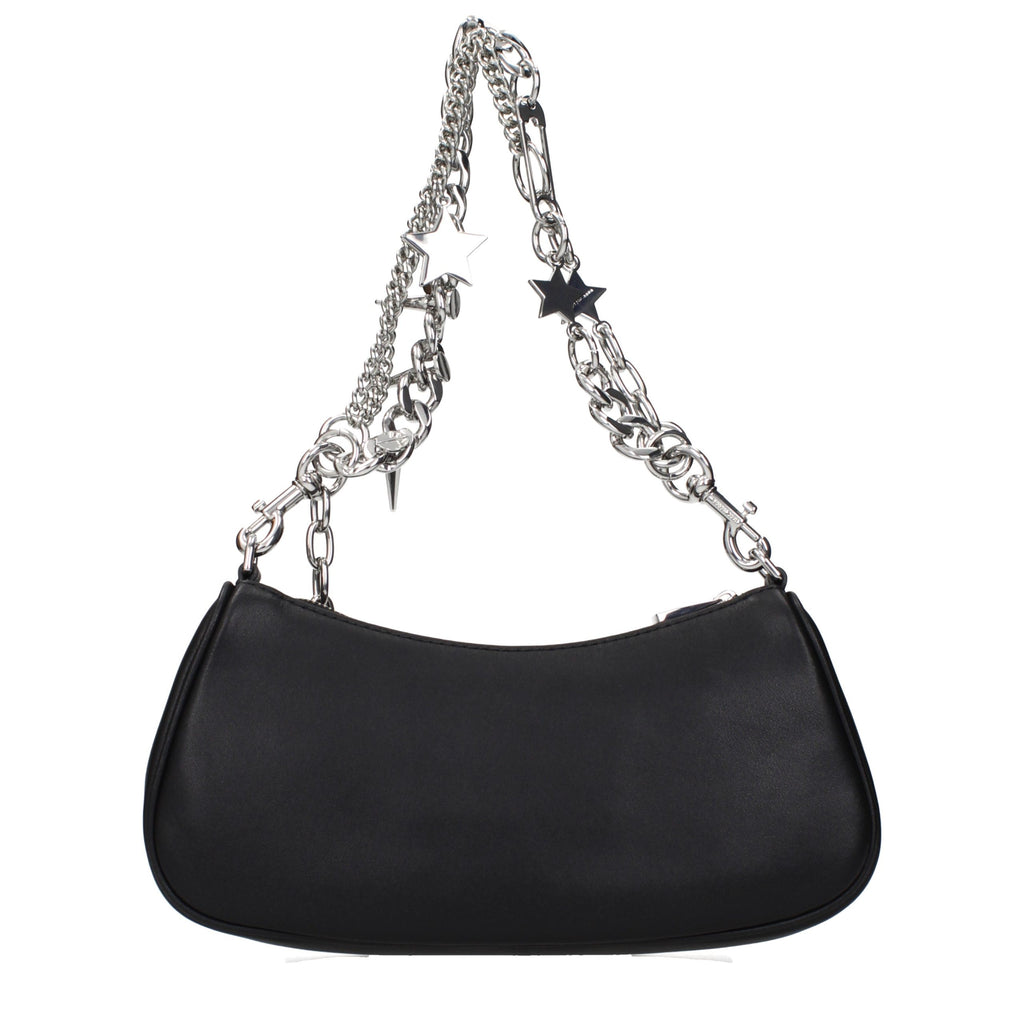 Black Leather Shoulder Bag