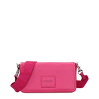 Fuchsia Leather Crossbody Bag