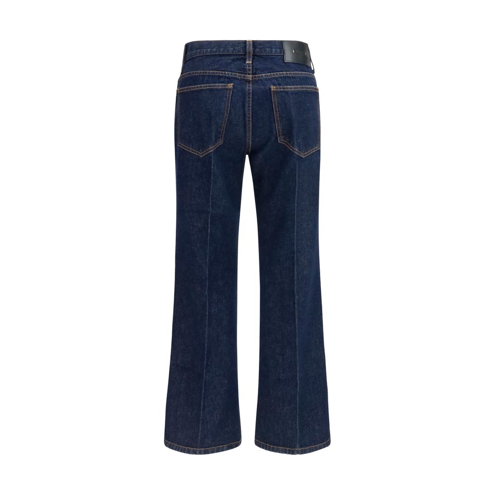 Clara Jeans Flared Indigo Cotton Jeans