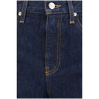 Clara Jeans Flared Indigo Cotton Jeans